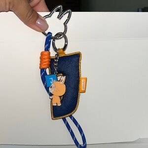 Pin for Love, letter J.
Blue and Orange Kids Keychain